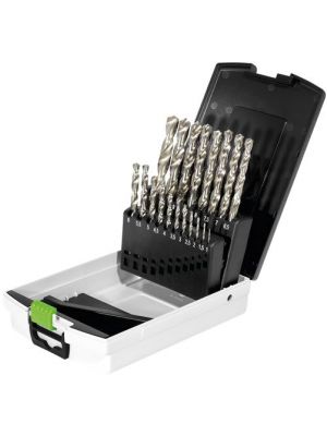 Festool Box HSS oceľové vrtáky HSS D 1-10 Sort/19