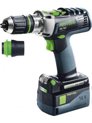 Festool Akumulátorový skrutkovač s príklepom PDC 18/4 Li 5,2-Plus-SCA QUADRIVE