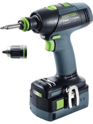 Festool Akumulátorové vŕtacie skrutkovače T 18+3 Li 5,2-Plus