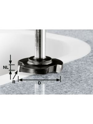 Festool Zarovnávacia fréza HW D 52/R1ss S12