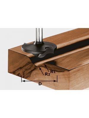 Festool Profilová fréza HW S8 D42/13/R6+12