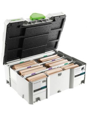 Festool Sortiment kolíkov DOMINO XL buk DS/XL D12/D14 128x BU