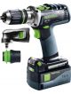 Festool Akumulátorové vŕtacie skrutkovače DRC 18/4 Li 5,2-Set-SCA QUADRIVE