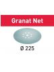 Festool Sieťové brúsne prostriedky STF D225 P80 GR NET/25 Granat Net